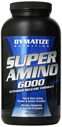 0705016384068 - DYMATIZE NUTRITION SUPER AMINO 6000 SUPPLEMENTS, 500 COUNT