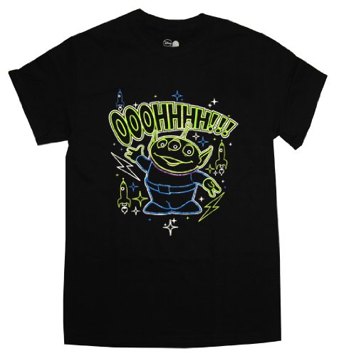 0705020418278 - TOY STORY ALIEN DISNEY PIXAR MOVIE AR AUGMENTED REALITY INTERACTIVE ADULT T-SHIRT TEE