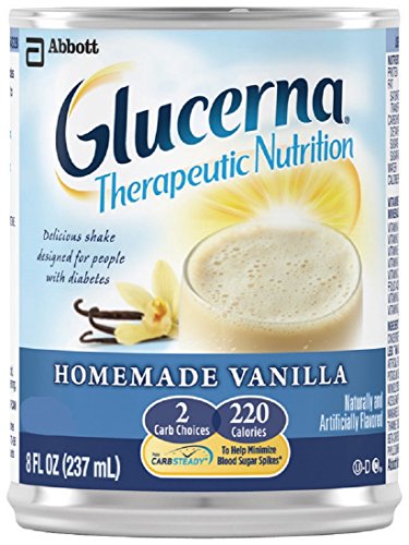 0705020625973 - GLUCERNA THERAPEUTIC NUTRITIONAL SUPPLEMENT IN 8 OUNCE CANS - VANILLA, PACK OF 24