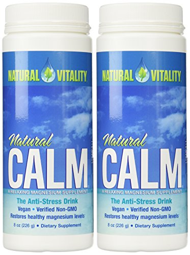 0705020740195 - NATURAL VITALITY NATURAL MAGNESIUM CALM (2 BOTTLES OF 8 OUNCE)