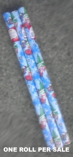 0070508312424 - DISNEY PIXAR CARS CHRISTMAS WRAPPING PAPER - ONE ROLL