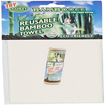 0705105237886 - BAMBOOEE REUSABLE BAMBOO TOWEL ( SINGLE ROLL, EACH ROLL COMES WITH 20 SHEETS OF BAMBOEE TOWELS)