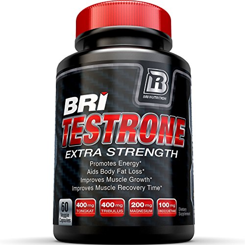 0705105606057 - BRI NUTRITION TESTOSTERONE BOOSTER - TESTRONE AN ALL NATURAL SUPPLEMENT WITH DIINDOLYLMETHANE, TONGKAT ALI, TRIBULUS TERRESTRIS, MAGNESIUM SULFATE ANHYDROUS, BORON & ZINC - 30 DAY SUPPLY - 60 VEGETABLE CAPSULES