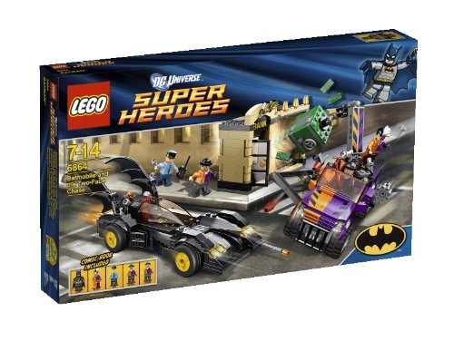 0705235781532 - SUPER HEROES BATMOBILE AND THE TWO FACE CHASE