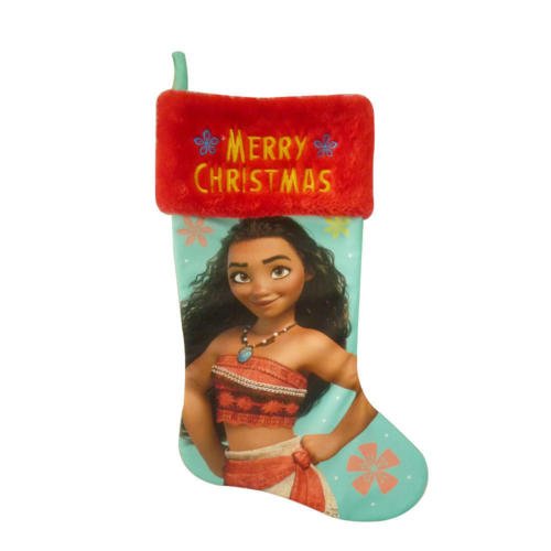 0705259108643 - GREAT FOR DECORATING WITH FABRIC LOOP HANGER DISNEY MOANA CHRISTMAS STOCKING - 20 INCH