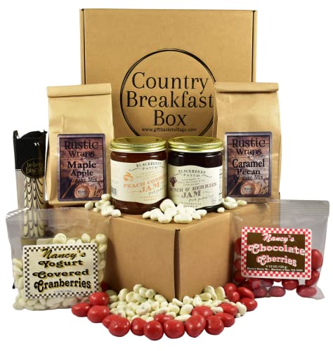 0705332265072 - COUNTRY BREAKFAST GIFT PACK WITH COUNTRY STYLE PANCAKE MIXES, SMALL BATCH JAMS AND BREAKFAST DESSERTS