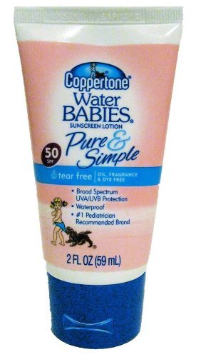 0705372000695 - COPPERTONE WATER BABIES PURE & SIMPLE SUNSCREEN LOTION SPF 50 UVA/UVB PROTECTIO