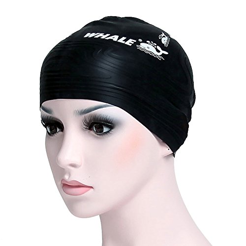 0705377186059 - WHALE® CAP-900 100% SOFT SILICONE MATERIAL WATER SPORTS SCULPTURAL CAP SERIES 3D CONTOURED SHAPE REDUCES DRAG SWIMMING CAPS