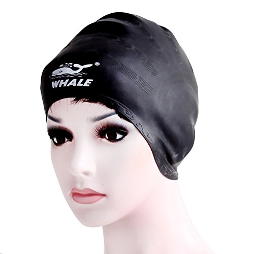 0705377186127 - WHALE® CAP-1100 100% SILICONE SWIMMING LONG HAIR CAP EAR WRAP WATERPROOF HAT LIGHT WEIGHT AND DURABLE WATER SPORTS TOOLS