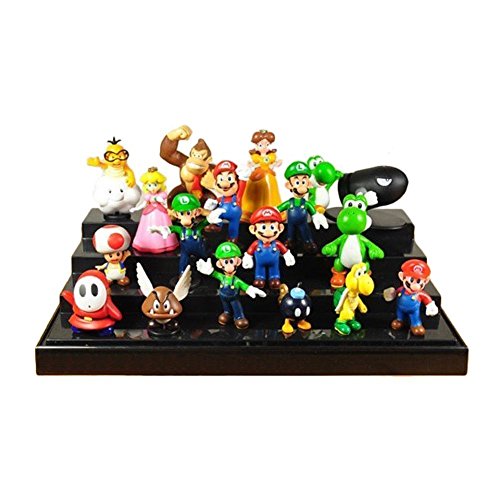 0705377280283 - GENERIC 2 INCH SUPER MARIO BROTHERS FIGURES SET,18PCS PVC CHARACTERS FIGURE TOYS