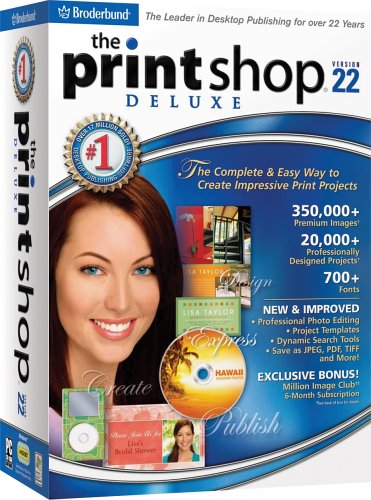 0705381107415 - THE PRINT SHOP 22 DELUXE