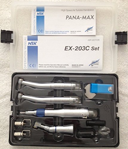 0705409676039 - ZINADENTAL NEW STYLE WRENCH TYPE HIGH LOW HAND KIT NSK STYLE EX203C + PANA-MAX HIGH SPEED 2 HOLES WITH CARTRIDGE