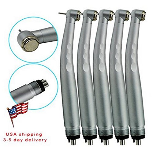 0705409680821 - DOCTOR'S TOOLS NEW HIGH SPEED HANDPIECE STANDARD HEAD TORQUE PUSH BUTTON TYPE 3 WATER SPRAY 4 HOLE (PACK OF 5)