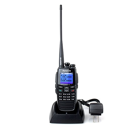 0705701938200 - RETEVIS RT2 DPMR DIGITAL 2 WAY RADIO HAM AMATEUR RADIO VHF/UHF 136-174/400-470MHZ 5W 256CH VOX MESSAGE SCRAMBLER (BLACK)