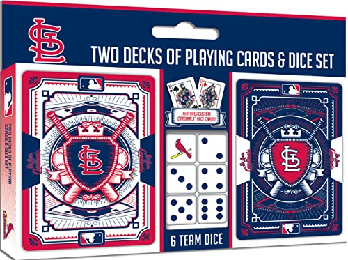 0705988013317 - BABY FANATIC SLC3230: ST. LOUIS CARDINALS 2-PACK PLAYING CARDS & DICE SET
