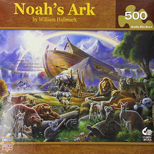 0705988308406 - MASTERPIECES PUZZLE COMPANY NOAH'S ARK INSPIRATIONAL JIGSAW PUZZLE (500-PIECE), ART BY WILLIAM HALLMARK