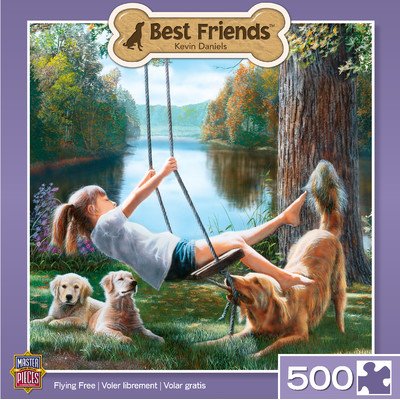 0705988313233 - MASTERPIECES BEST FRIENDS FLYING FREE JIGSAW PUZZLE, 500-PIECE
