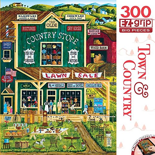 0705988316784 - MASTERPIECES TOWN & COUNTRY EZ GRIP THE OLD COUNTRY STORE PUZZLE (300 PIECE)
