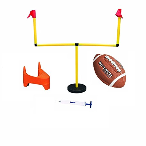 0706001039642 - FRANKLIN SPORTS FUTURE CHAMPS YOUTH FOOTBALL FIELD ADJUSTABLE GOAL POST SET