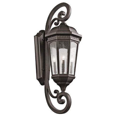 0706090351335 - RUBBED BRONZE 4 LIGHT 47IN. OUTDOOR WALL LIGHT 9081RZ