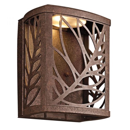 0706090363567 - AGED BRONZE 10IN. ENERGY EFFICIENT LED OUTDOOR WALL LIGHT 49250AGZLED