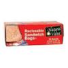 0706173020134 - NATURAL VALUE RE-CLOSEABLE SANDWICH BAGS 50CT -PACK OF 12