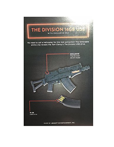 0706177084064 - LOOT CRATE METRO EXCLUSIVE THE DIVISION 16 GB FLASH DRIVE GUN IN TIN WITH IN-GAME SKIN