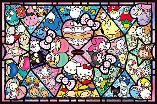 0706302367406 - JAPAN SANRIO OFFICIAL JIGSAW PUZZLE - CLASSIC CHARACTERS ASSEMBLY CRYSTAL ARTS COLLECTION 208 PIECE SQUARE WALL KIDS POSTER TOY ROOM DECOR DECORATION HELLO KITTY MY MELODY LITTLE TWIN STARS ENSKY