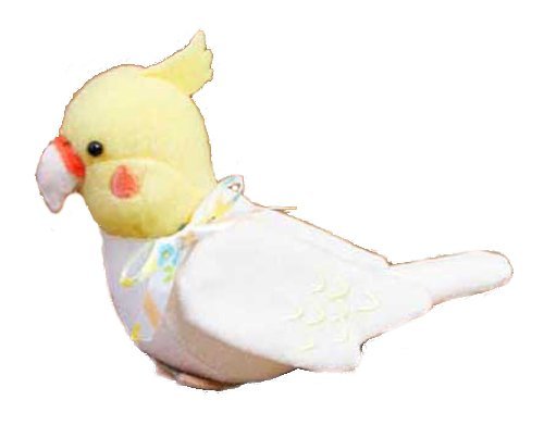 0706302369806 - JAPAN OFFICIAL SANRIO - MY MELODY FRIENDS KOTORI SMALL BIRD WHITE YELLOW MASCOT SOFT PLUSH STUFFED TOY CUSHION KIDS DOLL PLUSHIE DOWNY BUDGERIGAR BUDGIE PARROT PET PARAKEET HOUSE ROOM DECOR ACCESSORY