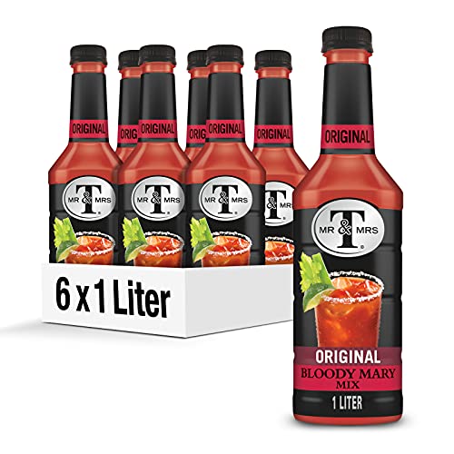 0070655000564 - MR & MRS T ORIGINAL BLOODY MARY MIX, 33.8 FL OZ, PACK OF 6
