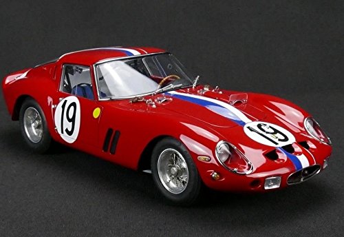 0706752492192 - 1962 FERRARI 250 GTO #19 LE MANS RED LIMITED EDITION TO 1500PCS 1/18 BY CMC 155