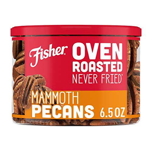0070690275873 - FISHER SNACK OVEN ROASTED NEVER FRIED MAMMOTH PECANS, 6.65 OZ, MADE WITH SEA SALT