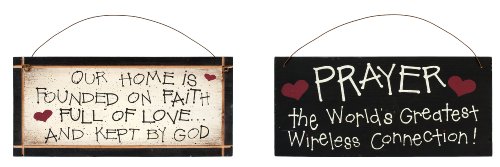 0706996358124 - OHIO WHOLESALE 2-SIDED FAITH WALL ART, FROM OUR INSPIRATIONAL COLLECTION