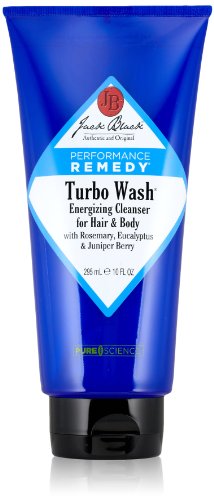 0707002040293 - JACK BLACK TURBO WASH ENERGIZING CLEANSER FOR HAIR & BODY, 10 FL. OZ.