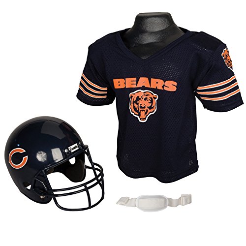 0707003849307 - FRANKLIN SPORTS NFL CHICAGO BEARS REPLICA YOUTH HELMET AND JERSEY SET