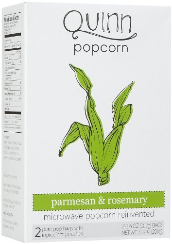 0707004008642 - MICROWAVE POPCORN PARMESAN & ROSEMARY 2 BAGS 3.5 OZ (100 G) EACH (PACK OF 6)