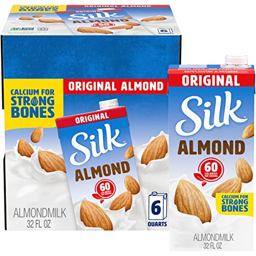 0707004046637 - SILK PURE ALMOND ORIGINAL, 32-OUNCE ASEPTIC CARTONS (PACK OF 6)
