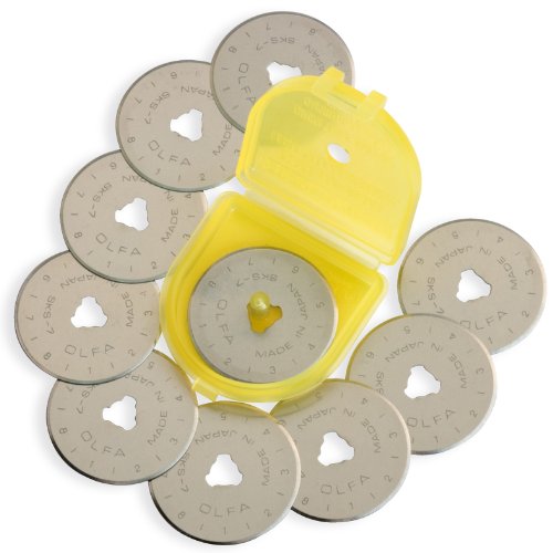 0707004387280 - OLFA 28MM ROTARY BLADE REFILL- 10 PER PACKAGE