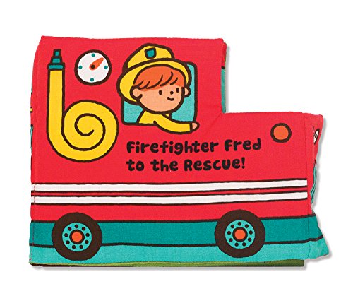 0070700458074 - MELISSA & DOUG SOFT ACTIVITY BABY BOOK - FIREFIGHTER FRED TO THE RESCUE