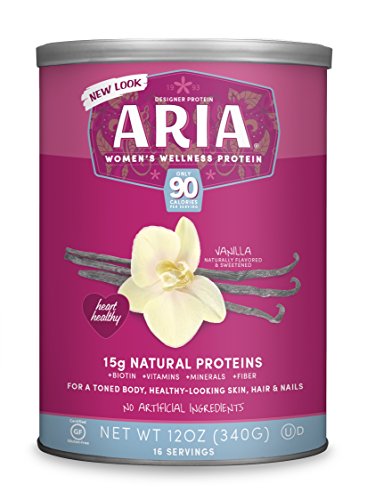 0707005085383 - DESIGNER PROTEIN ARIA WOMEN'S WELLNESS PROTEIN, VANILLA 12 OUNCE CANISTER