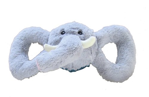 0707005199141 - JOLLY PETS TUG-A-MAL ELEPHANT SQUEAKY TOY FOR PETS, MEDIUM