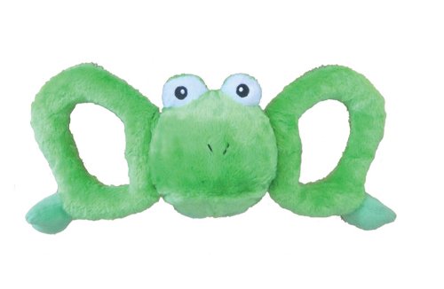 0707005199172 - JOLLY PETS TUG-A-MAL FROG SQUEAKY TOY FOR PETS, LARGE