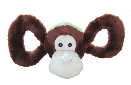 0707005199219 - JOLLY PETS TUG-A-MAL MONKEY SQUEAKY TOY FOR PETS, LARGE
