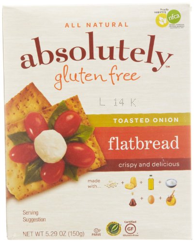 0707005245268 - ABSOLUTELY GLUTEN FREE TOASTED ONION FLATBREAD, 5.29-OUNCE