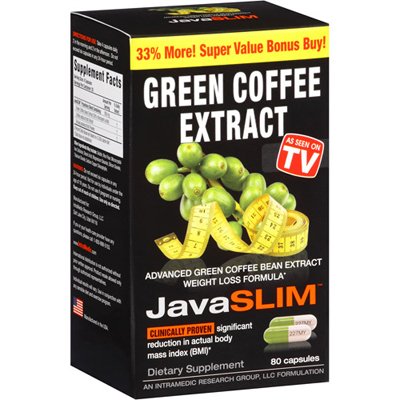 0707005250248 - INTRAMEDICS JAVASLIM GREEN COFFEE - 80 CAPSULES - PACK OF 1