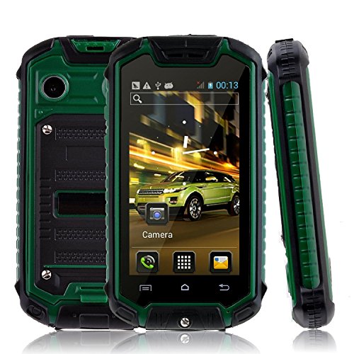0707137228160 - SUDROID 2.45 INCHES Z18 ANDROID 4.2 WATER AND DUST-PROOF SMARTPHONE UNLOCKED (GREEN)