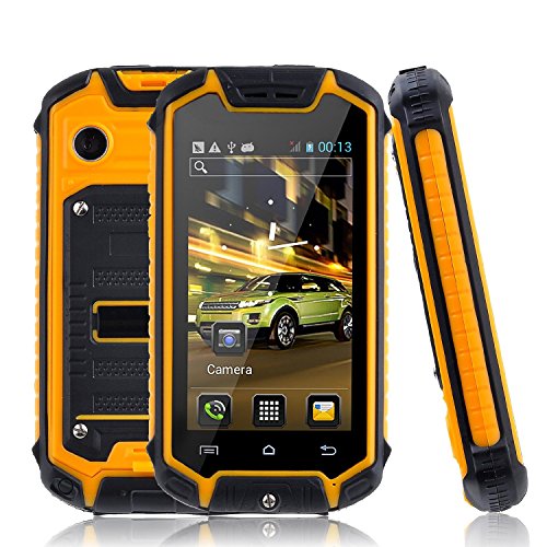 0707137232181 - SUDROID Z18 UNLOCKED ANDROID 4.2 SMARTPHONE DUAL SIM DUAL CORE OUTDOOR WATERPROOF DUST-PROOF 2.45 MINI CELL PHONE YELLOW(US NATIVE SHIPPING)