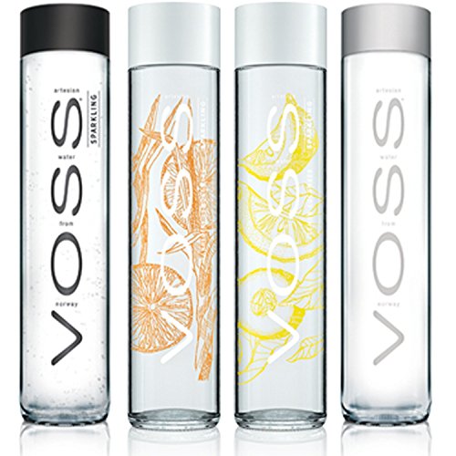 0707152647243 - VOSS ARTESIAN SPARKLING WATER ,FLAVORED WATER AND STILL WATER 375 ML VARIETY 4 PACK INCLUDING JUMMYBO CUSTOM MINTS