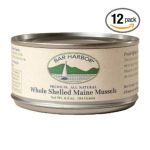 0070718001026 - BAR HARBOR ALL NATURAL WHOLE SHELLED MUSSELS CANS