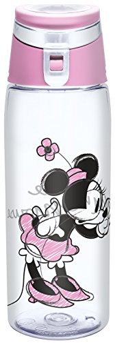 0707226659813 - ZAK! DESIGNS TRITAN WATER BOTTLE WITH FLIP-TOP CAP WITH MINNIE MOUSE GRAPHICS, BREAK-RESISTANT AND BPA-FREE PLASTIC, 25 OZ.